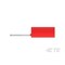 Te Connectivity Fork Terminal, #6 Stud Size, 22 AWG, 600/1,000 V, PVC Insulated, Red 53240-2 - alternate 2